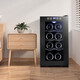 Bacchus red wine cabinet constant temperature wine cabinet home mini small electronic wine cabinet foreign wine wine cabinet built-in storage wine cabinet refrigerated tea constant humidity living room kitchen office small wine cabinet BW-25D1 8-pack 25L