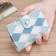 MAIWEINI card bag for women 2025 new large capacity multi-card position exquisite coin wallet compact ultra-thin ID card storage bag light blue diamond [20 cards + 2 ID positions] anti-theft brushing/anti-magnetization
