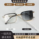 Parmio HD anti-blue light reading glasses Smart photosensitive color change glasses Fashion trendy and comfortable male and female elderly glasses XR1267A black and gold frame color change 150 degrees