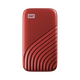 Western Digital (WD) NVME Mobile Solid State Drive (PSSD) Mon passeport SSD Type-C Interface 1050 Mo / s Star Fire Red- (vitesse de transmission 1050 Mo / s) 1 TB (standard officiel)
