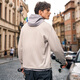 Mr. BUs dünne Basis -Basis -Sweatshirt -Herren -obere Feder- und Herbst -New Contrasting Color Spleischung mit Kapuzenhülsen KT15690 Clearance Haferfrop Grey 2xl (185)