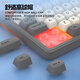 Viper K87 Mechanisches Feeling Tastatur Glühe Spiel E-Sports-Kabel Desktop Laptop Universal Meersalz Blau [Tastatur + Maus]