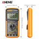 ANENG intelligent digital display multimeter maintenance electrician multifunctional high-precision digital multimeter DT9205 voltage meter standard [battery + meter pen]