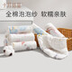 October crystal baby gauze square handkerchief 6 layers 6 pack pure cotton saliva towel super soft and washable roaming plan 25*25