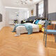Ceramic tiles Antique tiles Wood grain tiles 600x600 Imitation solid wood fish bone pattern bedroom matte non-slip wear-resistant floor tiles 600 6630