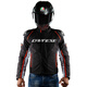 DAINESE/丹尼斯 RACING 3 D-DRY赛车服防风防雨四季摩托车骑行服防摔夹克 684/黑-黑-红 56