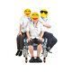 Wei Yikang Watheed inodoro interior móvil silla de inodoro discapacitada sillón de inodoro cuidado del paciente asiento paciente silla de baño con rueda 698b silla de enfermería de ruedas grandes