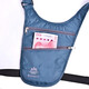 Daihuo travel close-fitting waist bag anti-theft passport certificate universal ultra-thin invisible armpit single shoulder crossbody bag running sports fashion black