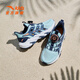 ANTA Children's Sandals Men's Beach Shoes 2026 Summer Baotou Breathable Knob Buttons Physical Education Class Sports Frame Shoes Light Steel Blue/New Ink Blue-1 36