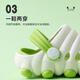 Little Deer Moli Children's Slippers Boys Boys Summer Anti-Slip Immasproof Soft Sole Lightweight Breathable Kids Baby Caterpillar Apple Green Inner Longueur 15cm
