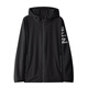 Alen Botun Sports Jacket Casual Trench Coat Men's Windproof Spring Quick Dry Running Training Outdoor Cycling Clothes Mountaineering Top KJB81 Black XL