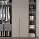 
IGIFTFIRE cashmere gray wardrobe cabinet door handle cabinet door drawer single hole handle cream white 0745 cashmere gray U702-single hole [diameter 24mm]
