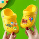 G.duck Little Yellow Duck Children's Sandals Summer Baotou Croc Shoes for Children 1-6 Years Old Soft Sole Non-Slip Infants and Toddlers Pink 22 Inner Length Approximately 14cm