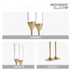 Wedgwood 11.11 Guaranteed Wedding Gift VeraWang Love Knot Rope Golden Champagne Glass Wine Glass