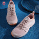 Chaussures de tennis pour enfants Kswiss Nouveaux adolescents Speedtrac pour hommes et femmes Chaussures professionnelles résistantes à l'usure 87392-684 Lotus Pink / White Dot Orange 35.5