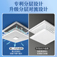 Yingji central air conditioning windshield square anti-direct blowing office ceiling ceiling air conditioning outlet wind shield wind guide double layer purification model 60*60 cm