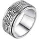 Xinshe Taoist Ring Men's Rotating Tai Chi Universe Bagua Ring Zodiac Year Niche Rotating Ring Rotating Ring Default No. 20