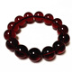 Shi Yuji natural blood amber bracelet for men and women, Burmese amber bracelet, small and atmospheric, unoptimized raw ore gift, blood amber bracelet 12MM*16 pieces, medium wrist for women (with certificate