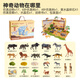 Meile Childhood Children's Simulation Animal Model Bionic Toy Boy Girls 3-6 Years Old Baby Birthday Gift Box