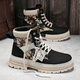 
Playboy Martin Boots Men's Boots 2025 New Cotton Shoes Autumn and Winter Men's Shoes High Top Snow Boots Men's Fleece Thickened Warm Boots Black CPL1255128 42
