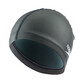 Speedo adult swimming cap made of PU material, soft, comfortable and fashionable for long hair, black