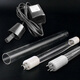 Shanghelong UV disinfection lamp ballast 12W water treatment UV sterilization lamp tube single-ended four-pin quartz casing lamp cover 80W length 846MM lamp tube