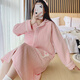 En otoño e invierno, ropa de confinamiento de almohadillas de seno, camisón de lactancia materna, algodón de aire, primavera posparto y pijama de mujeres embarazadas de otoño, habitación de hospital para el parto, SY2694 L, peso recomendado 120 Jin [Jin equivale a 0,5 kg]