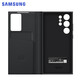 三星（SAMSUNG）Galaxy S23 Ultra原装手机壳 智能视窗保护套s23u插卡式保护壳 黑色