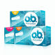 OB Tampón Menstruation Natación Tampón impermeable Toalla de tía de tía sanitaria empotrada O.B. Tampón 16 [Vestimato de 26 años] Pack de tipo múltiple
