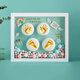 Full Moon Commemorative Hands and Foot Prints Mud Photo Frame Fetal Umbilical Cord Newborn Baby One Hundred Days Hands and Foot Prints Baby Years Old Gift Solid Wood 12-inch [Bright Life] Pink Gold Paint