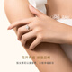 CRD Ke Laidi Spot Sparkling Huaxin Platinum Group Diamond Ring Female Diamond Ring for Proposal and Marriage G01070 About 0.7 carat Effect Total about 15 minutes