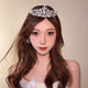 Shijun (SHIJUN) women's birthday crown artificial crystal crown female 18-year-old headwear princess high-end adult crown headband love