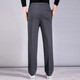 
Autumn E-summer summer middle-aged and elderly casual sports pants for men loose large size elastic waist straight casual pants for men's sweatpants cotton trousers 1098 spring and autumn thick dark gray L