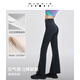 Partículas Mania Aire medias de la cintura alta ygada de la piel Fitness de yoga de campanario LG030 LG030-695 GRAY AZUL Denim L l L