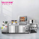 LECON (LECON) Machine de pâte commerciale Machine de pétrissage entièrement automatique Machine de pétrisse Large mélangeur à double action Machine de chef à double vitesse 15 kg Cantène Mélangeur entièrement automatique et machine de pâte grande capacité 20L Modèle standard Quantité de pâte 3-8 kg