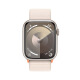 【8成新】Apple/苹果 Watch Series 9 智能手表GPS款45毫米星光色铝金属表壳 星光色回环式运动表带 MR983CH/A