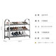 Yicai Nianhua thickened stainless steel shoe rack multi-layer simple shoe rack dormitory door household economical storage rack 1106-SR