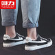 Reli Canvas Schuhe Herrenschuhe Herren Low Top Shoes Casual Schuhe Herrener Stil 2025 Frühling Vielseitiges Studentenpaar Sommer Schwarz und Weiß 40
