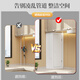Huili's gas pipe blocking decoration kitchen shelf pipe decoration blocking natural gas pipe blocking decoration white door (no hole door, two hooks are given by default