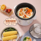 Royalstar rice cooker household traditional old-fashioned straight pot 4L large capacity with steamer RZ-40B