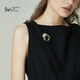 She s contrasting color dripping oil gardenia high-end women's brooch light luxury brooch brooch birthday gift for girlfriend