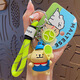 Li Hepian cartoon sports line puppy doll key chain small pendant car bag key chain hanging small gift commemoration line puppy sports meeting series - badminton