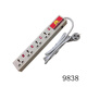 
XMSJCUXIANG Science and Technology Cabinet Socket 9898 Six-Position Six-Switch Assembly Line Packing Production Line Special Hong Kong Row Milk White 9898-2M White Others