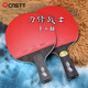 CNSTT Kestin Table Tennis Racket ABS BLADE WARRIOR DIY SLAP SLAP SLAP Table Tennis Fondé Slap Racket en caoutchouc inversé 6629 Poix courte Clai
