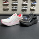 斯凯奇（Skechers）春新款女子厚底缓震轻便透气休闲运动跑步鞋1291 129121-BBK全黑色 35 220mm