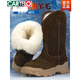 Kartelmongolische Stiefel Herrenfell integrierte Schneestiefel Männer Reitstiefel Nordosten verdickte warme Wolle Baumwollstiefel Männer grün braun 6627 43