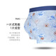 罗马世纪新款极肤薄款男士冰丝平角裤透气无痕抗菌超薄内裤个性青年印花夏 6630浅蓝 1条 2XL （145-165斤）