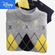 Disney Children's Sheep Pullover 100 Ziegenletzer Jungen Pullover plus Samt verdickte Pullover Rundhals mittelgroße Kinder Strick College Grey Diamond [Add. Samt] 3234672 160