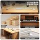 Zhuohe Massivholz Computer Desktop Simple Office Desk mit Schubladenschreibtisch Home Student Schreibschreibtisch Weißlicht Luxus -Tisch [Basic Drei Zeichnen] Eisengrau 100 cm (Kundendienst 1V1 Unterricht + Zeichnungs -Tutorial)