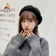 Scarecrow beret women's autumn and winter hat fashion versatile warm ins Korean version of the trendy internet celebrity style painter hat for women big red regular version